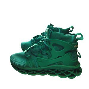 HELLO MRLIN Men's Size 45 (US 11.5)  Non-Slip High Top Green Running Shoes